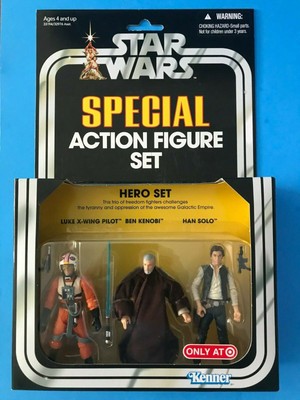 STAR WARS VINTAGE COLLECTION SPECIAL ACTION FIGURE HERO SET TARGET EXCLUSIVE