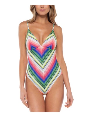 

Женский синий купальник BECCA Stretch среднего размера Santa Catarina One Piece