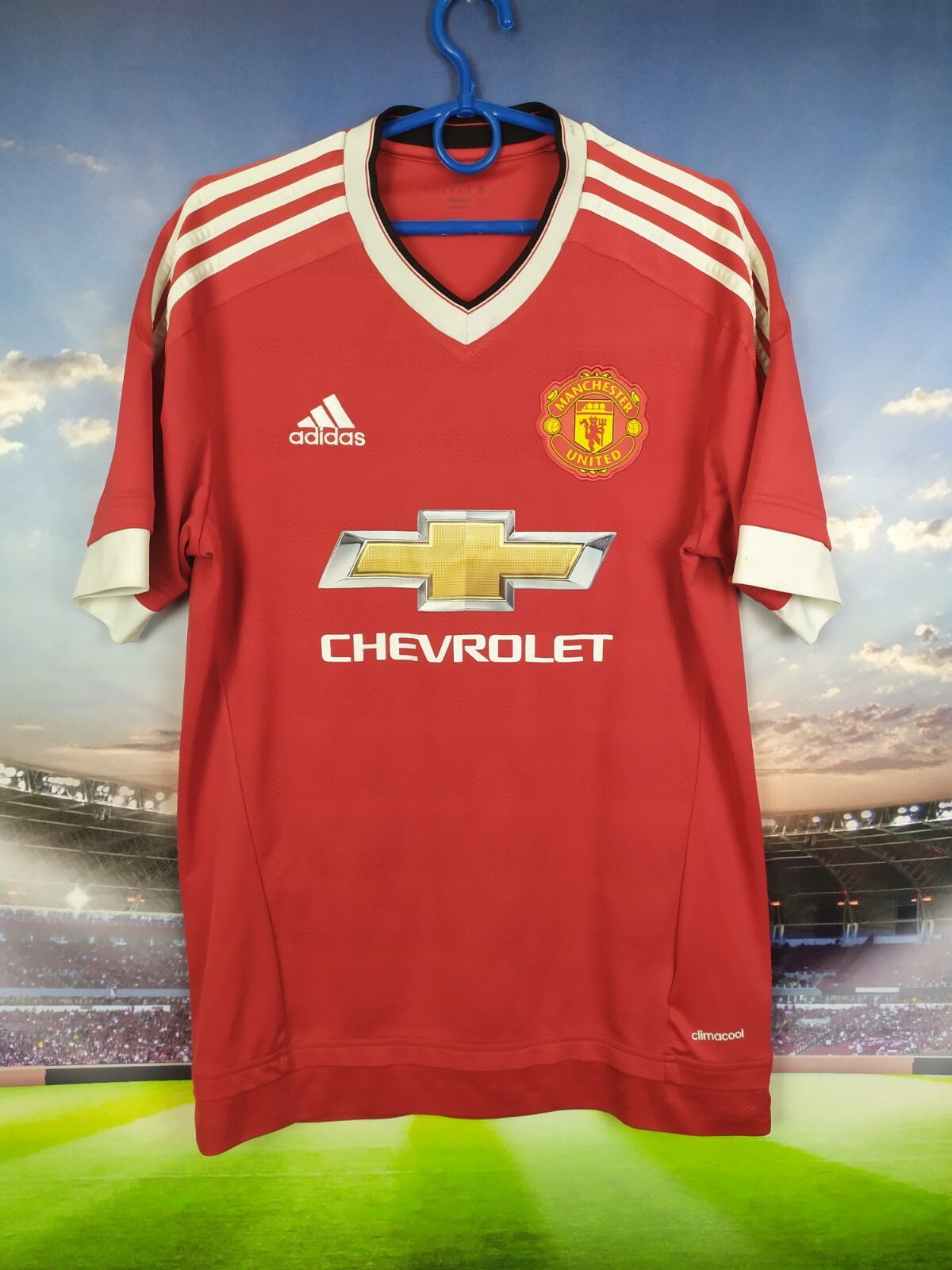 Manchester United Jersey 2015 2016 Home SMALL Shirt Adidas