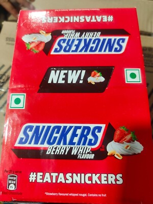 1 X SNICKERS / SNICKERS BERRY WHIP / EXOTICSNACKS / EXOTIC , EACH 40G, 15 UNITS