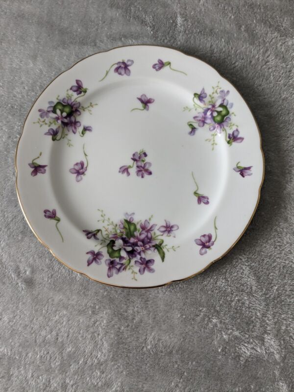 Vintage Rossetti Spring Violets Salad Plate 8