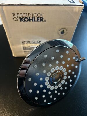Kohler K-22169-G-CP Forte 1.75 GPM Multifunction Showerhead w/ Katalyst Air-Indu