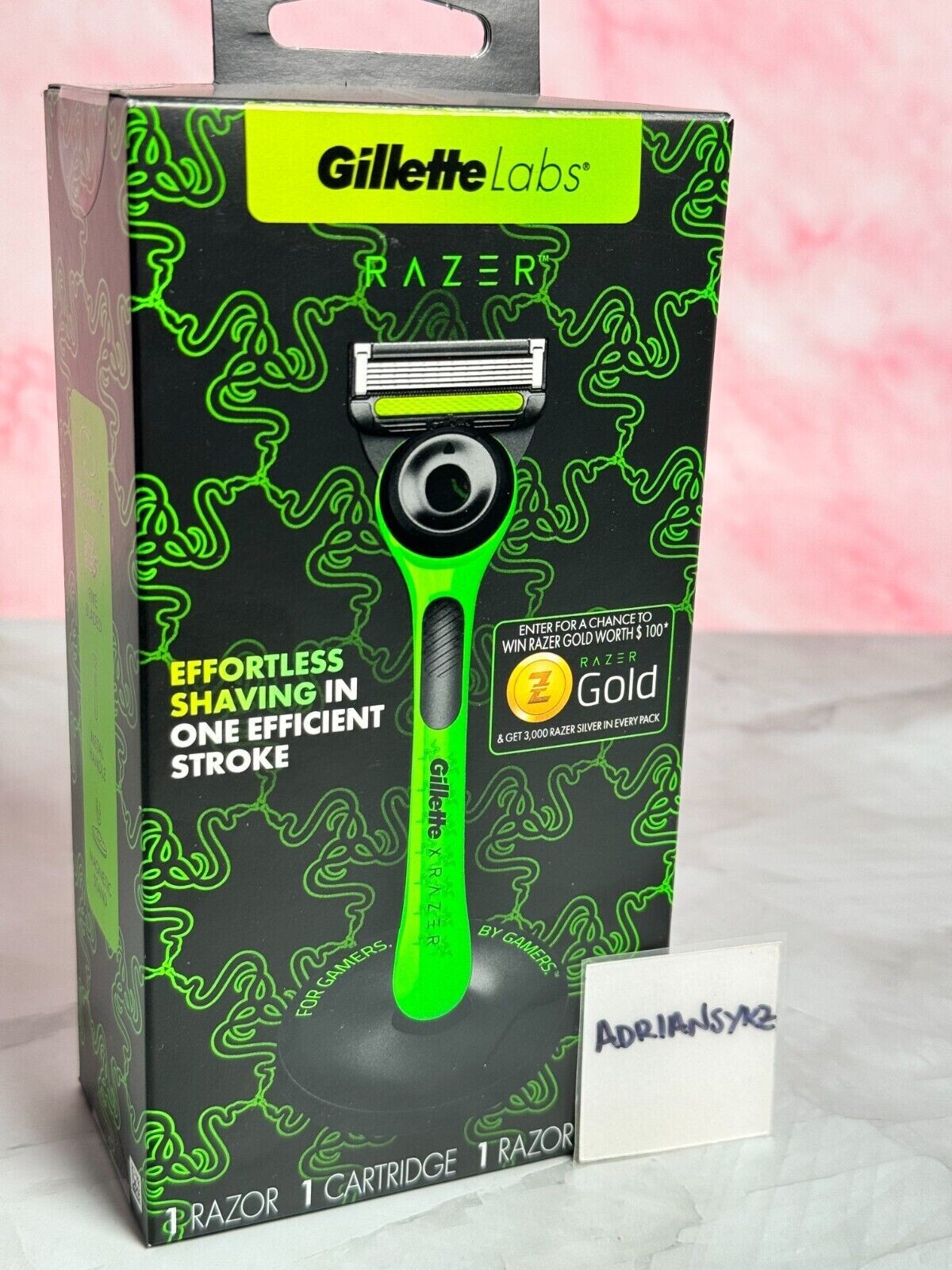 NEW Gillette x Razer Men Razor Limited Edition Gillette Labs