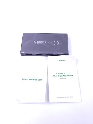 UGREEN 4-port USB 2.0 Switch Box -No Power Cord - Fast Shipping 