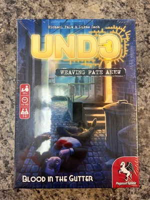 Undo: Blood in the Gutter - Awesome Games Board Game New!