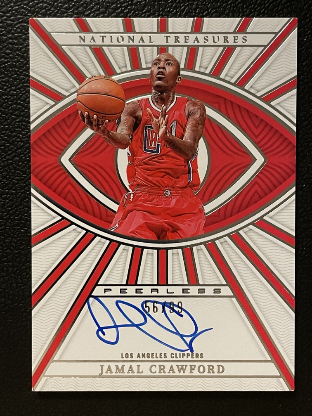 2022 Panini National Treasures Peerless #PLS Jamal Crawford 56/99 Auto