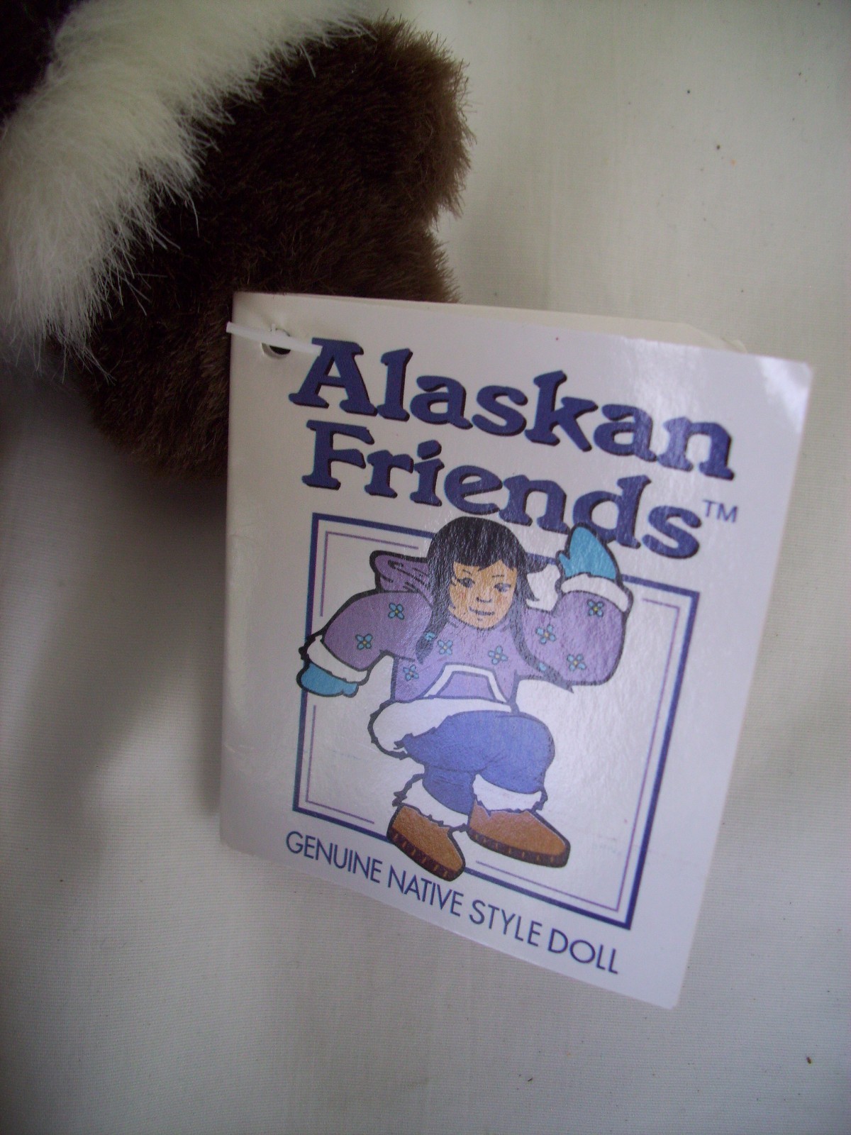 NEW ALASKA FRIENDS PRINCESS CRUISE NATIVE ESKIMO GIRL DOLL HANDMADE PLUSH TOY