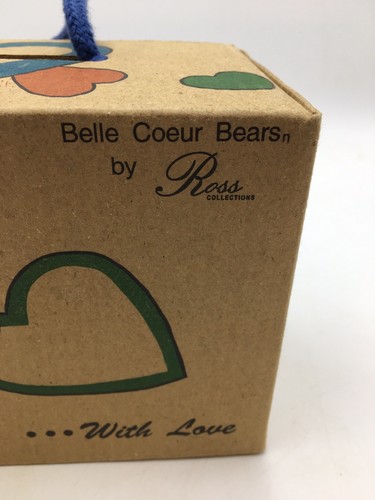 Vintage Belle Coeur Bears by Ross Collection Bear Figurine Collectibles 1997