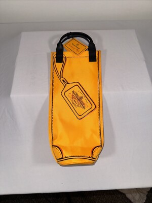Veuve Clicquot Champagne Brut Insulated Cooler Yellow Ice Jacket Bag with Tags