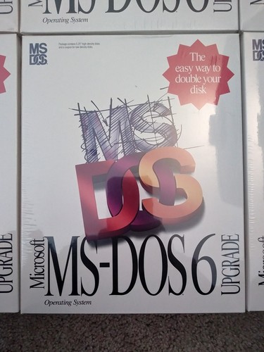 1 Microsoft MS-DOS 6 Upgrade - 5.25