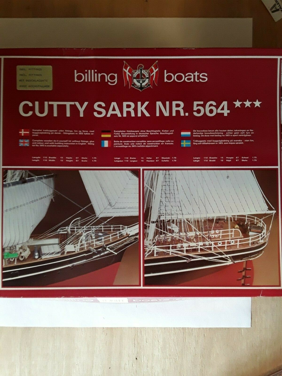 Large Billing Boats Wooden Ship Model Cutty Sark NR 564