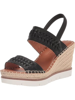 

GENTLE SOULS KENNETH COLE Женские черные туфли на танкетке с открытой пяткой на платформе 1-1/2 дюйма, Черный, GSS2066MB