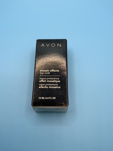 Avon Mosaic Effects Top Coat Red Lava .4 oz nail polish discontinued