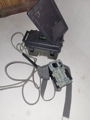 Link Micro 4g Spypoint Trail Camera With  HME Battery With Solar Panel