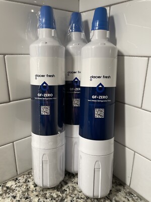 3-Pack GlacierFresh GF-ZERO Refrigerator Water Filter Fits For Sub-Zero 4204490