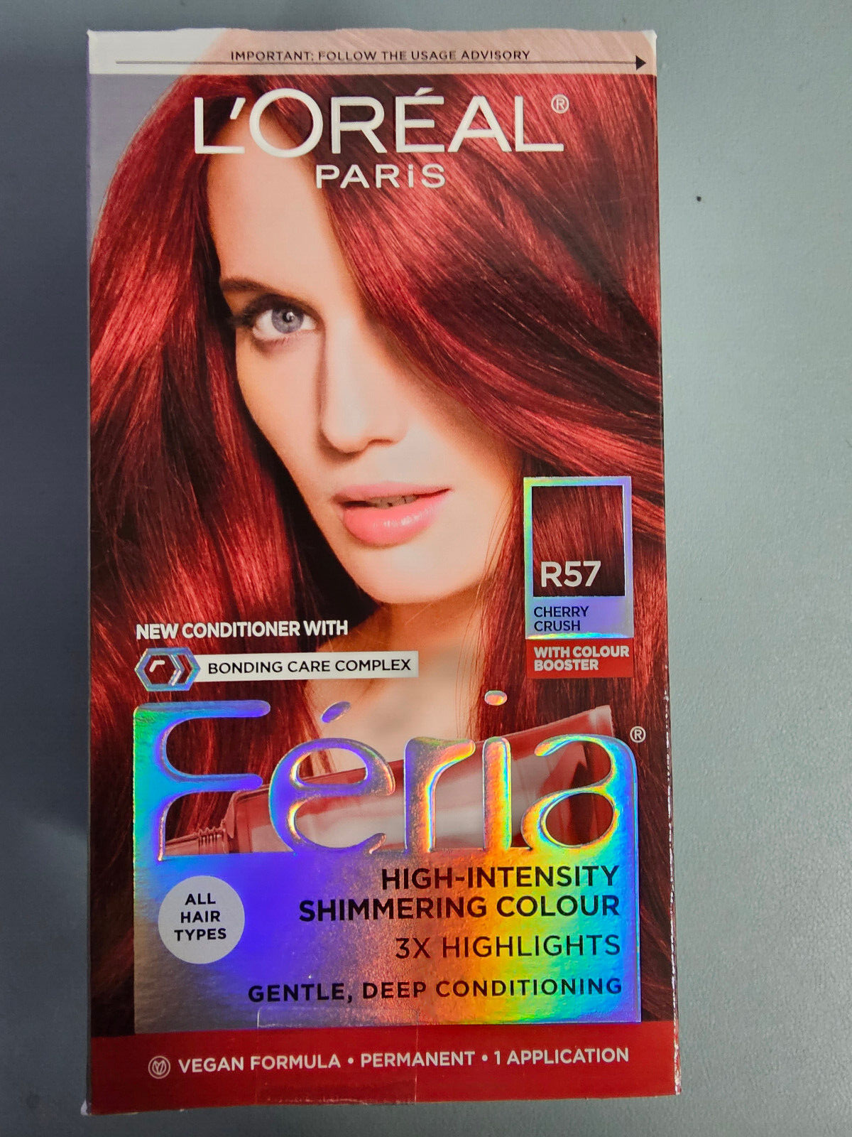 l'oreal paris r57 cherry crush ヘアカラー 3箱