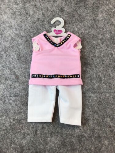 Pink White Outfit 18 Inch American Fashion World Outfit New
