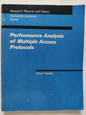 Book Performance Analysis Of Multiple Access Protocols Shuji Tasaka 0262200589