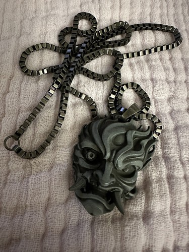 Cyberpunk 2077 Samurai Necklace Gun Metal Box Chain 31” | eBay