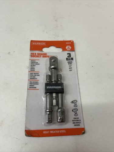 WARRIOR Hex Shank Socket Driver Set – 3 Pc. – Item 68513 | eBay