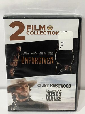 Unforgiven/The Outlaw Josey Wales (DVD, Double Feature) New/Sealed