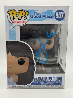 Jameela Jamil ''The Good Place'' SIGNED Tahani Al-Jamil 957 Funko Pop Figure ACOA