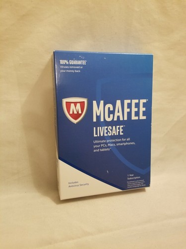 (14pack)McAfee Antivirus 10 devices, livesafe, antivirus plus, (1 YEAR)