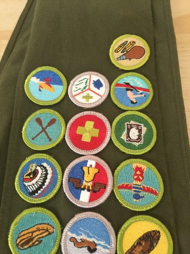 Boy Scouts of America Scarf With Patches