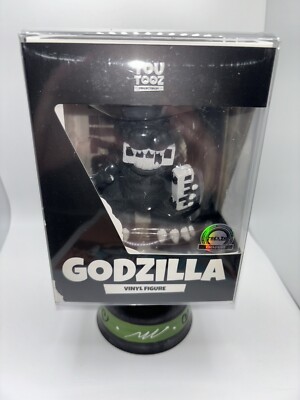 YouTooz Black & White Godzilla #4 Brad's Toys Exclusive LE 500pcs W/ Protector