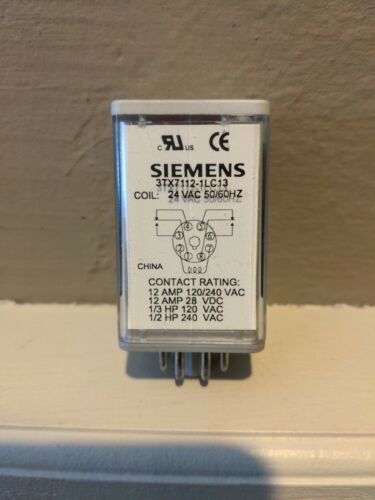 2tone イッセン Siemens 3TX71 DOUBLE CONTACT RELAY, COIL 24 VAC 50/60HZ