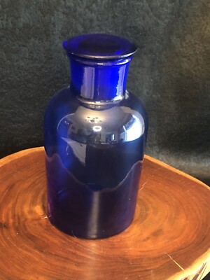 Bottles Jars Blue Glass Apothecary Jar