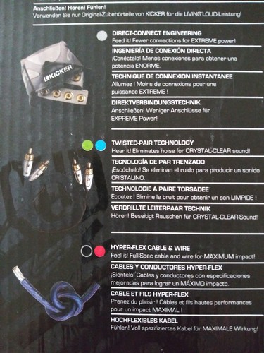 Kicker CKZCK8 Amp Power Kit