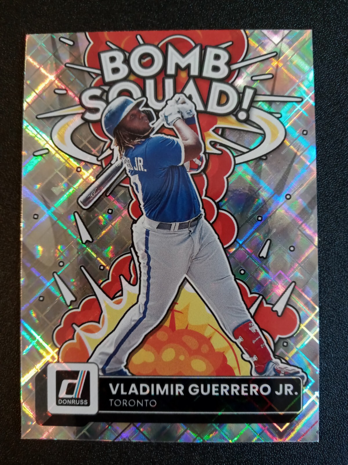 2022 Panini Donruss Bomb Squad Vladimir Guerrero Jr. # BS-2 2022 Panini Donruss Bomb Squad Vladimir Guerrero Jr. # BS-2