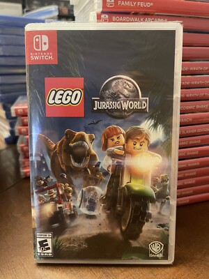 lego jurassic world t rex vs dino mech battle set 75938 preowned complete 284467770165