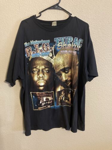 Vintage 90s 2pac Biggie Rap Tee Notorious Bigge Smalls Tupac Vintage 90s 2pac Biggie Rap Tee Notorious Bigge Smalls Tupac