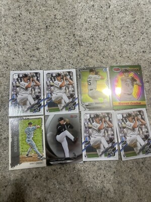 2021 Topps/Bowman Garrett Crochet 8 Card RC Lot 