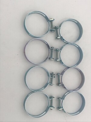 Radiator Hose Clamps  2 1/4'' Old style. Ford Chevrolet Dodge Etc. Quantity of 8