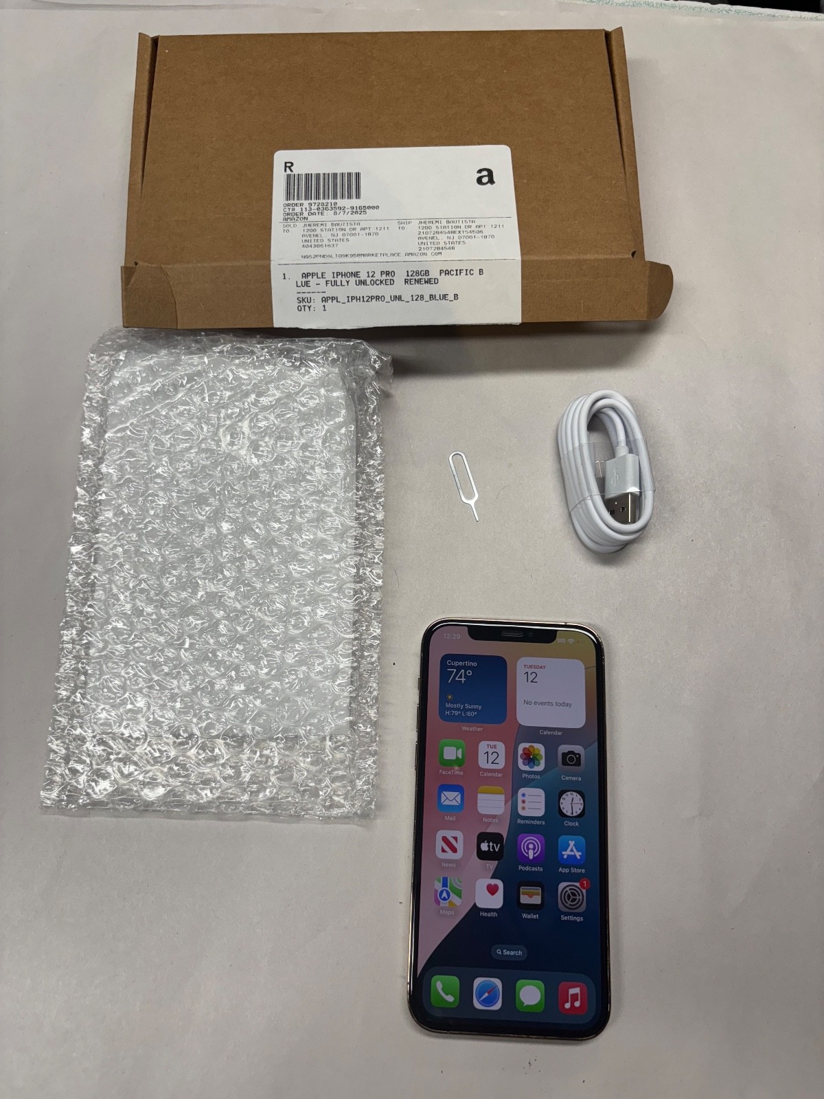 【さ】iPhone 12 Pro ゴールド 128GB Amazon.com: Apple iPhone 12 Pro, 128GB, Gold - Fully
