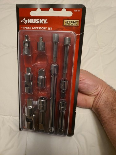 アクセサリー tomo_usa999 Husky 1/4, 3/8, and 1/2 in. Drive Master Accessory Set (11