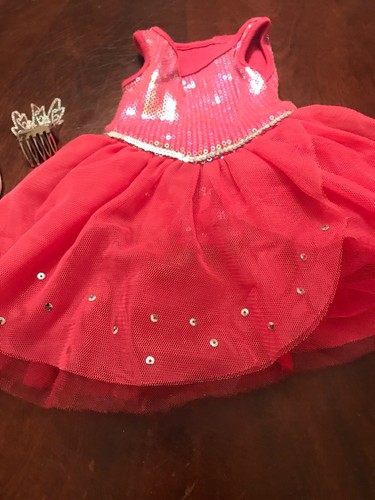 American Girl Doll Isabelle Leotard Dress & Hair Clip & Ballet Slippers Outfit