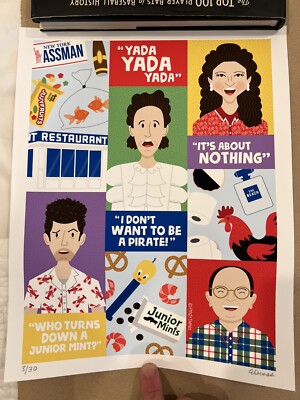 Seinfeld EMILY DUMAS - ''IT'S ABOUT NOTHING'' Print Limited Edition 3/30