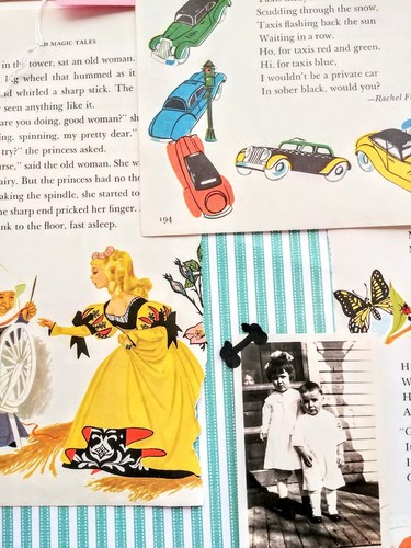 Vintage Ephemera Paper Lot Child Themed For Crafts Junk Journals Collage