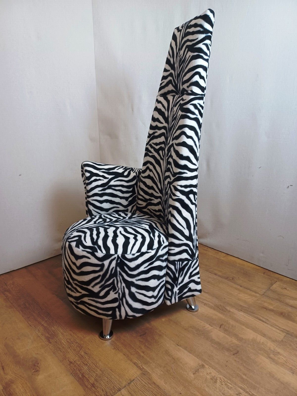 Safari Zebra print Potenza Tall Chair
