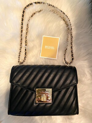 michael kors gold hobo bag