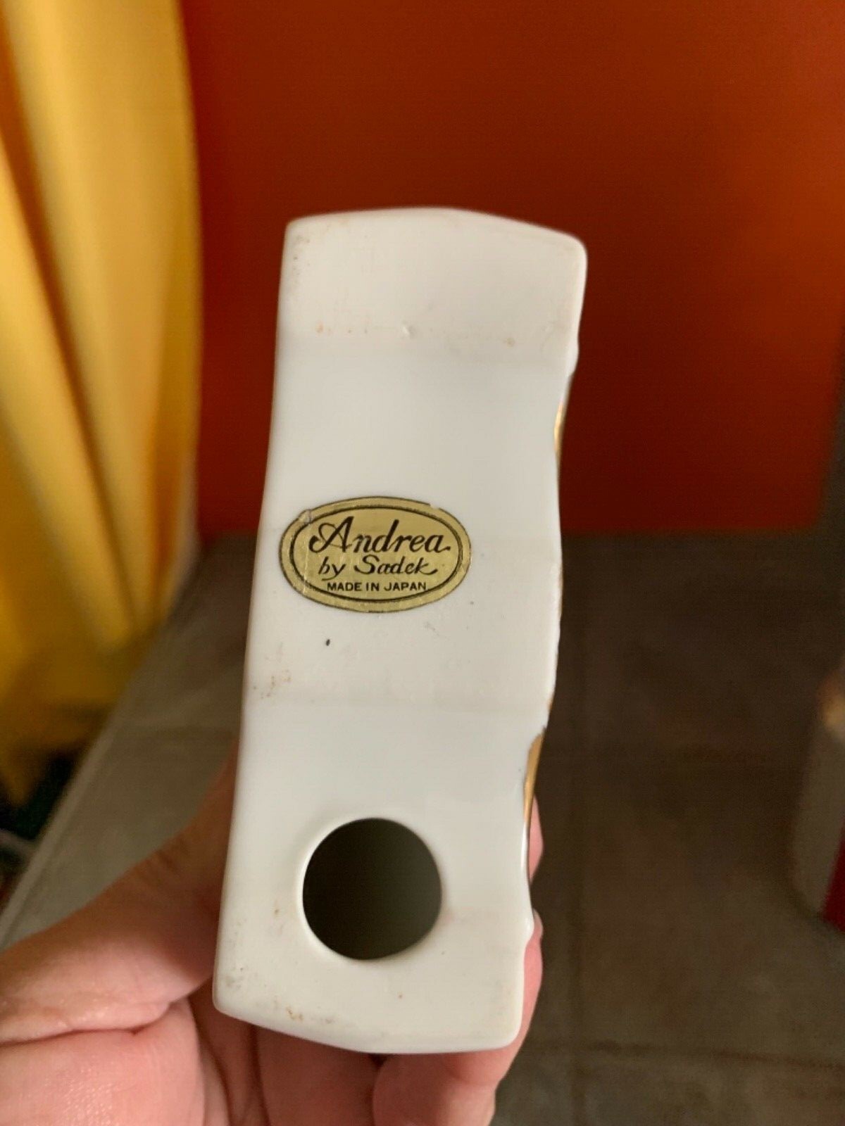 ANDREA By SADEK  Dealer Store Porcelain DISPLAY Sign FIGURINE.    B