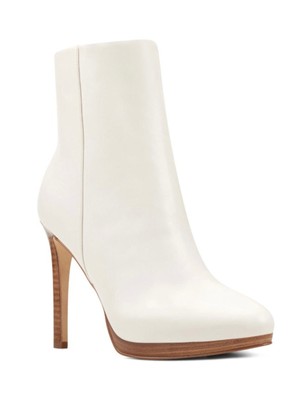 

Женские ботильоны NINE WEST цвета слоновой кости на платформе 1/2 дюйма Querida миндальные туфли на шпильке 6,5 м, Цвет слоновой кости, WNQUERIDA