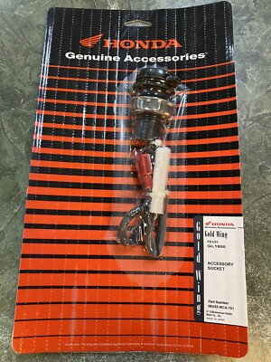 OEM Honda 2001-2014 GL1800 Gold Wing 12 Volt Accessory Socket Kit 08U55-MCA-101
