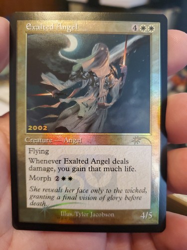 Magic the Gathering Retro Frame Exalted Angel Foil Promo