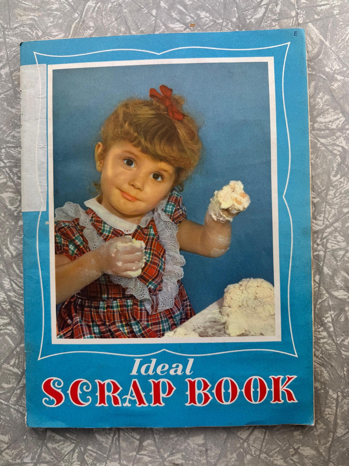 1970s Vintage Children's Scrapbook with 32 Pages of Recipes