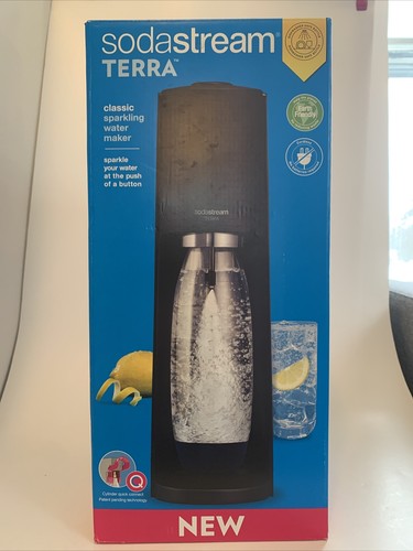 Sodastream Terra Sparkling Water Maker NIB with no CO2 black